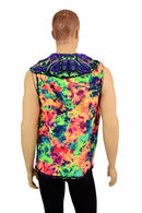 Mens Open Front Hooded Vest - Coquetry Clothing