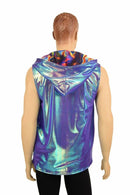 Mens Open Front Hooded Vest - Coquetry Clothing