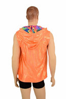 Mens Open Front Hooded Vest - Coquetry Clothing