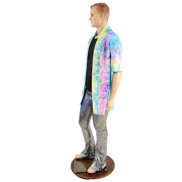 Mens Open Front Nomad Shirt in Spectrum - Coquetry Clothing