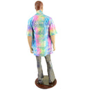 Mens Open Front Nomad Shirt in Spectrum - Coquetry Clothing
