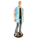 Mens Open Front Nomad Shirt in Spectrum - Coquetry Clothing