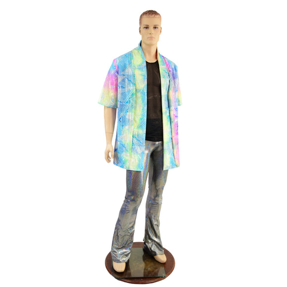 Mens Open Front Nomad Shirt in Spectrum - Coquetry Clothing