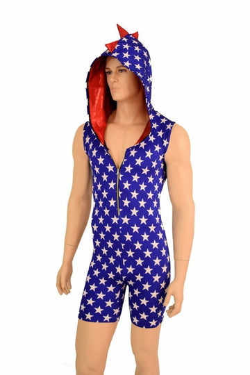 Mens Patriotic Dragon Romper - Coquetry Clothing