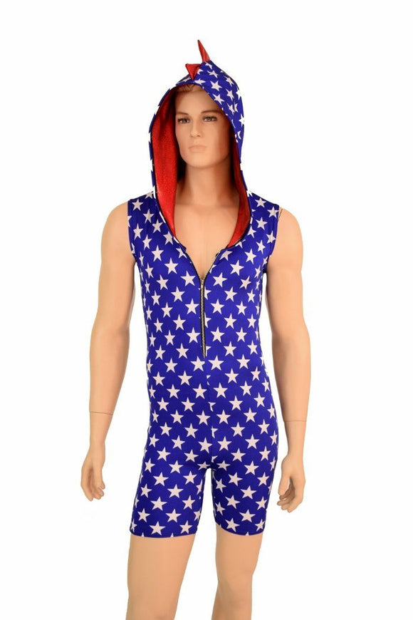 Mens Patriotic Dragon Romper - Coquetry Clothing