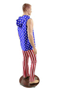 Mens Patriotic Long Sleeve Zipper Hoodie (Hoodie Only) - 3