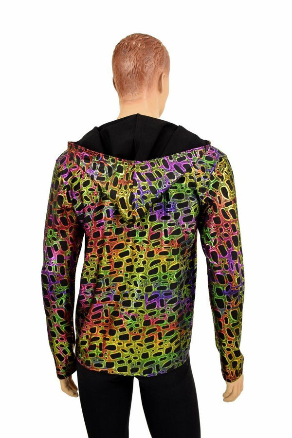 Mens Poisonous Print Long Sleeve Hoodie - 6