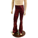 Mens Primeval Red Bootcut Pants - Coquetry Clothing
