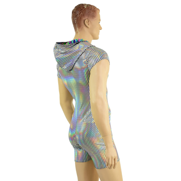 Mens Prism Romper with Zipper - Coquetry Clothing