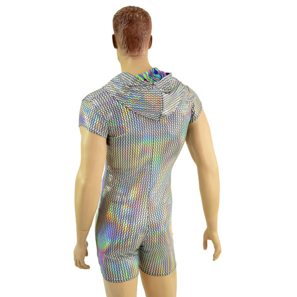 Mens Prism Romper with Zipper - Coquetry Clothing