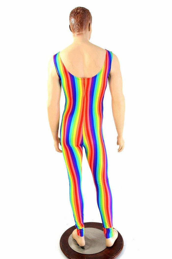 Mens Rainbow Tank Catsuit - 2