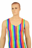 Mens Rainbow Tank Romper - Coquetry Clothing