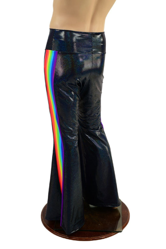 Mens Retro Rainbow Side Panel Solar Flares - Coquetry Clothing