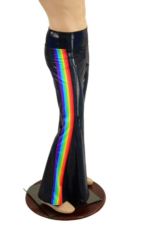 Mens Retro Rainbow Side Panel Solar Flares - Coquetry Clothing