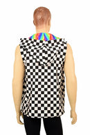 Mens Reversible Hooded Vest - Coquetry Clothing