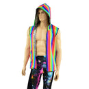 Mens Reversible Hooded Vest - Coquetry Clothing