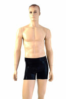 Mens "Rio" Midrise Shorts in Black Mystique - Coquetry Clothing