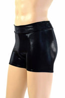 Mens "Rio" Midrise Shorts in Black Mystique - Coquetry Clothing