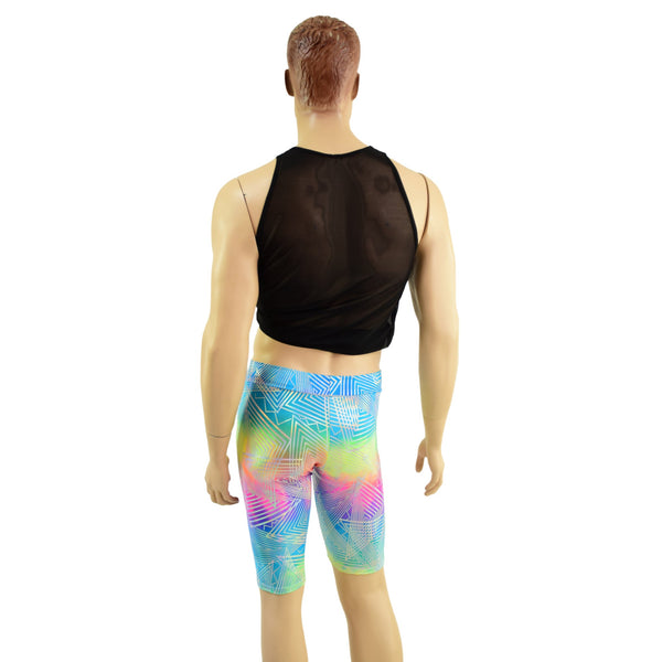 Mens Sahara Shorts in Spectrum - 4