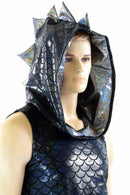Mens Sleeveless Dragon Hoodie - Coquetry Clothing