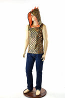 Mens Sleeveless Dragon Hoodie - Coquetry Clothing
