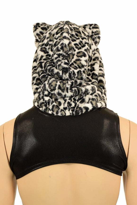 Mens Snow Leopard Minky Bolero - Coquetry Clothing