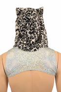 Mens Snow Leopard Minky Bolero - 3