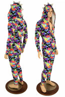 Mens Sonic Bloom Dragon Catsuit - Coquetry Clothing