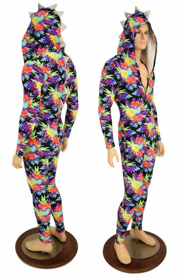 Mens Sonic Bloom Dragon Catsuit - Coquetry Clothing