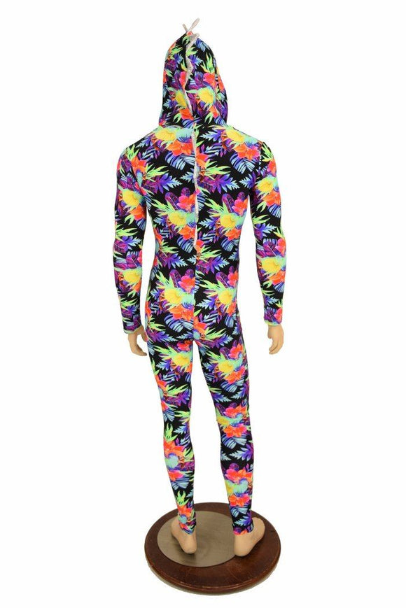 Mens Sonic Bloom Dragon Catsuit - Coquetry Clothing