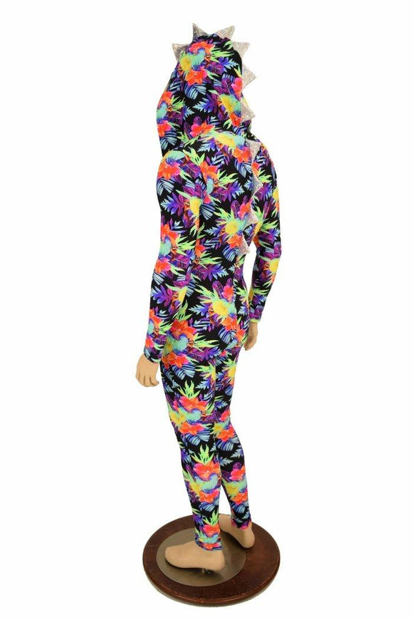 Mens Sonic Bloom Dragon Catsuit - Coquetry Clothing