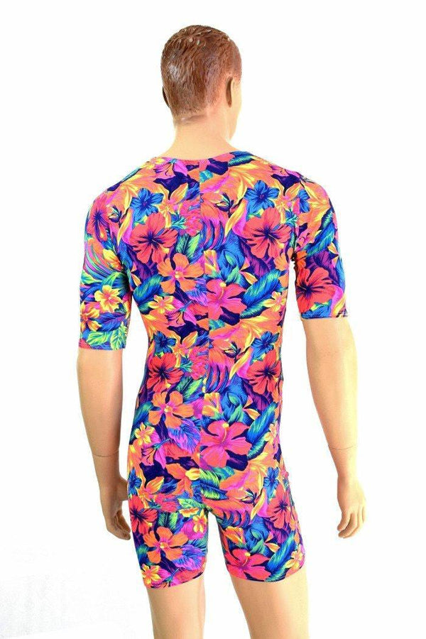 Mens Tahitian Floral Romper - 3