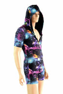Mens Tee Length Sleeve Galaxy Romper - Coquetry Clothing