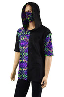 Mens Tee Sleeve Hoodie & Mask Set - Coquetry Clothing