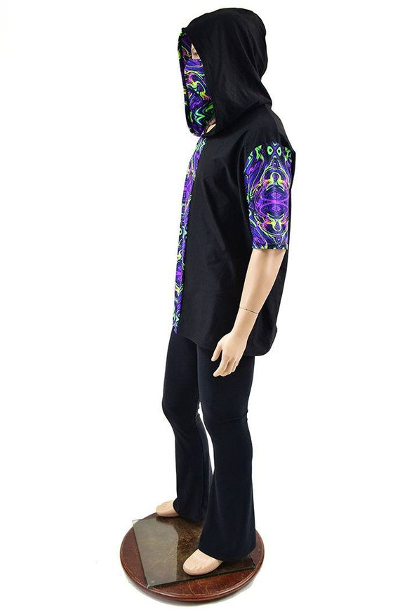Mens Tee Sleeve Hoodie & Mask Set - Coquetry Clothing