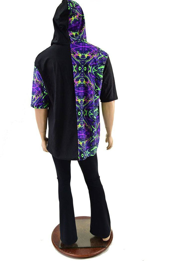 Mens Tee Sleeve Hoodie & Mask Set - Coquetry Clothing
