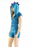Mens Turquoise Dragon Romper - 2