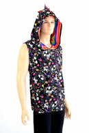 Mens Unicorns & Rainbows Dragon Hoodie - Coquetry Clothing