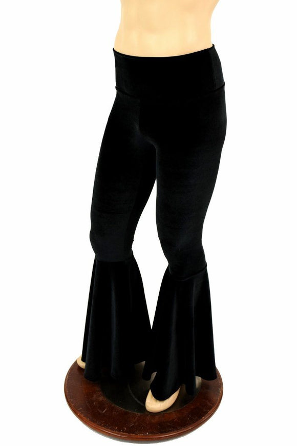 Mens Velvet Bell Bottom Flares - Coquetry Clothing