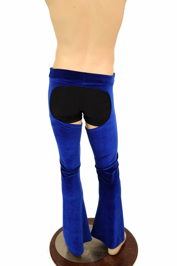 Mens Velvet Bootcut Chaps - Coquetry Clothing