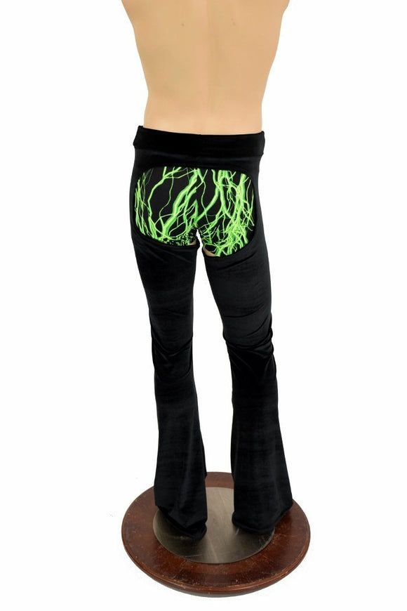 Mens Velvet Bootcut Chaps - Coquetry Clothing