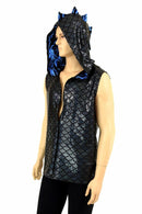 Mens Zipper Front Dragon Hoodie - Coquetry Clothing