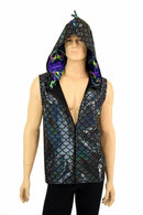 Mens Zipper Front Dragon Hoodie - Coquetry Clothing