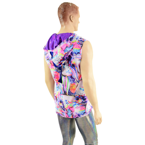 Mens Zipper Front Dragon Hoodie - Coquetry Clothing