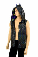 Mens Zipper Front Dragon Hoodie - Coquetry Clothing