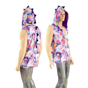 Mens Zipper Front Dragon Hoodie - Coquetry Clothing