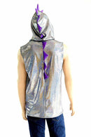 Mens Zipper Front Dragon Hoodie - Coquetry Clothing