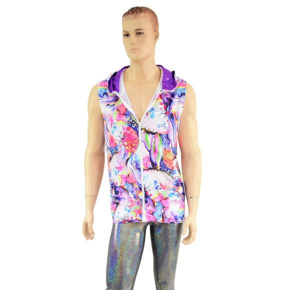 Mens Zipper Front Dragon Hoodie - Coquetry Clothing
