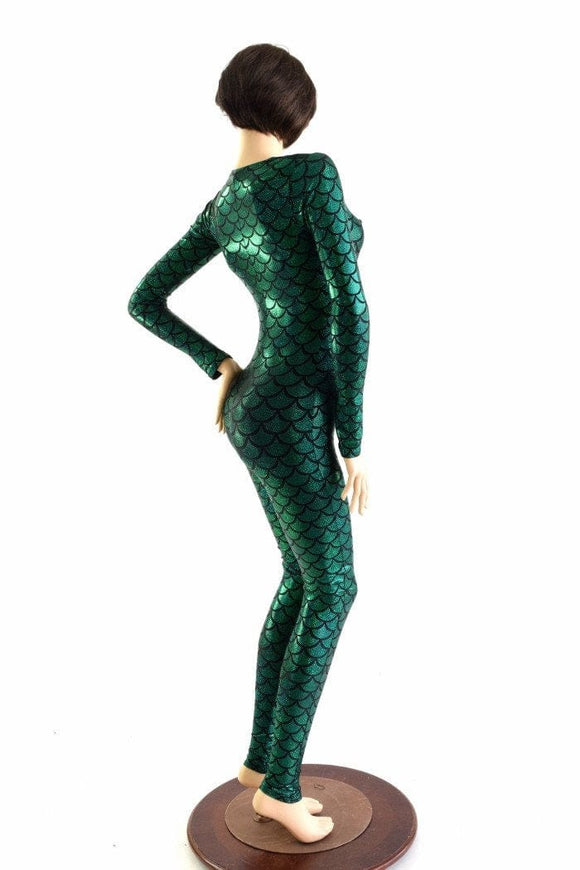 Mera Long Sleeve Scoop Neck Catsuit - Coquetry Clothing