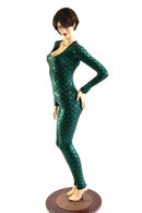 Mera Long Sleeve Scoop Neck Catsuit - Coquetry Clothing